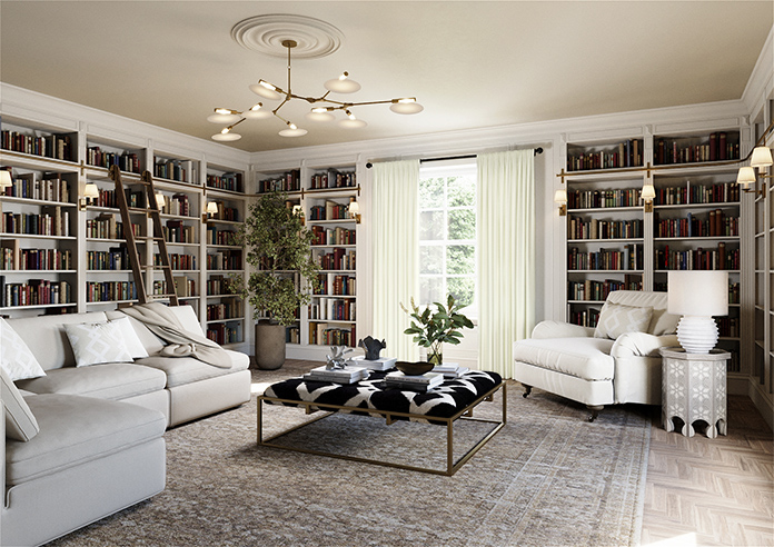 Saltaire, Buttercream - Made to Measure Curtains - Image 7